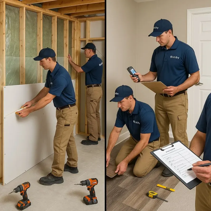Repairs and Reconstruction process in Diboll, TX